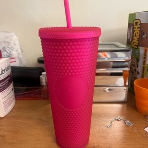 Starbucks Pink Textured Tumbler